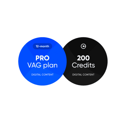 PRO Pack 12 months + 200 Credits