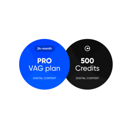 PRO Pack 24 months + 500 Credits